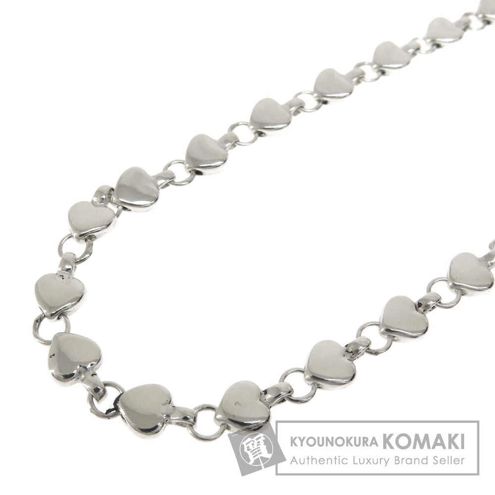 Tiffany Co Puff Heart Necklace Silver